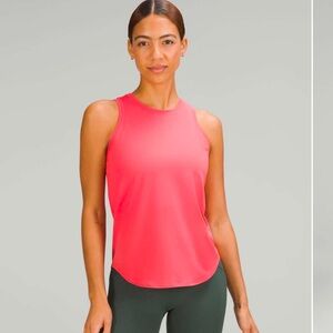 Lululemon High-Neck Running and Training Tank Top | Pale Raspberry
